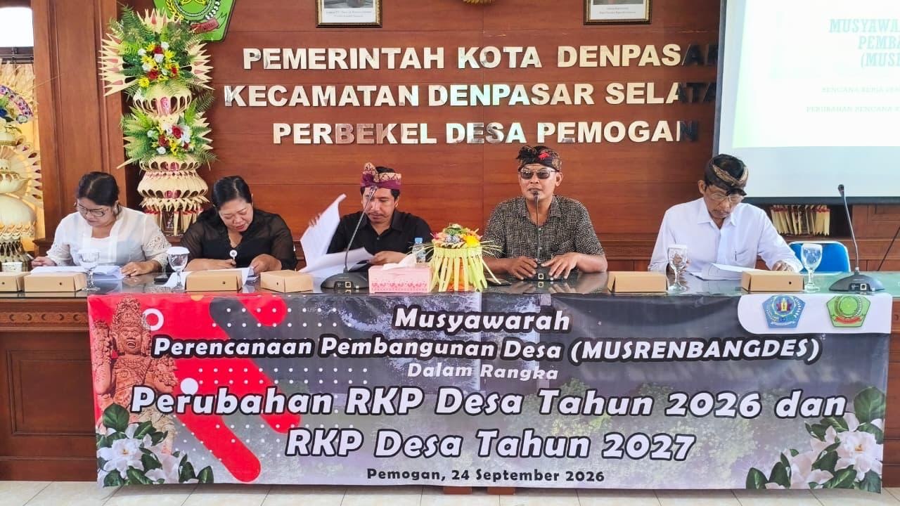 Musrenbangdes Perubahan RKPDes TA 2026 sekaligus Musrenbangdes RKPDes TA 2027